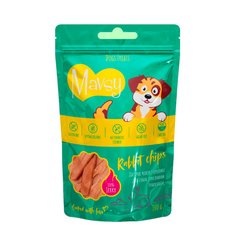 Mavsy Rabbit chips - Мавсі Ласощі для собак чіпси з м'яса кролика 100 г