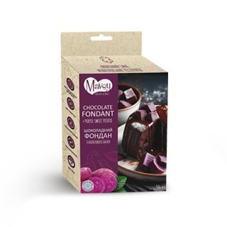 Ласощі для собак від 3-х місяців Mavsy freeze dried CHOCOLATE FONDANT WITH PURPLE SWEET POTATO шоколадний фондан з фіолетовим бататом, 50 г FDMAVSY12 фото