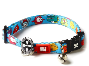 Max & Molly Smart ID Cat Collar Little Monsters/1 size - Нашийник для котів Smart ID монстри