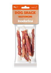 Inodorina Dog Snack Bastoncini Anatra ласощі для собак качині палички 80 г