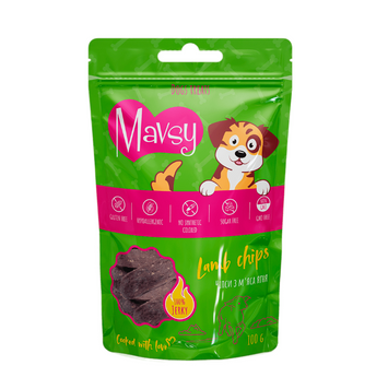 Лакомство для собак Mavsy LAMB chips с ягненком, 500 г