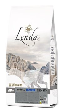 Сухой комплексный корм Lenda LC MEAT & FISH для собак всех пород, с мясом и рыбой, 20 кг