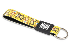 Max & Molly Key Ring Monkey Maniac/Tag - Макс Моллі Брелок для ключів з принтом мавпочок