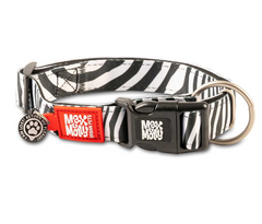 Max & Molly Smart ID Collar Zebra/XS - Нашийник Smart ID з зебровим принтом