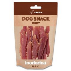 Inodorina dog snack jerky anatra ласощі для собак шматочки качки 80 г
