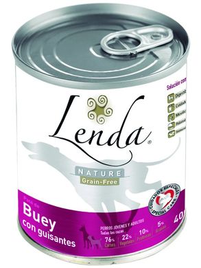 Lenda Wet Dog Beef - Ленда консерви для собак з яловичиною 400 г