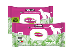 Inodorina Refresh Clorexidina - Серветки дезинфікуючі з хлоргексидином, 15 шт