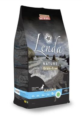 Cухий беззерновий корм для собак з харчовою чутливістю Lenda Grain-Free TUNA з тунцем, 12 кг