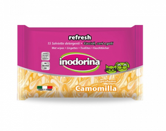 Inodorina Refresh Camomilla - Серветки для догляду за вухами та очима з ароматом ромашки 15 шт