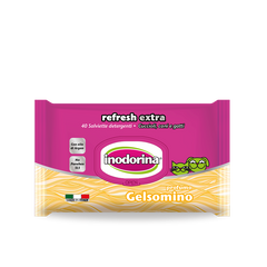 Inodorina Refresh extra - Серветки із ароматом жасміна 40 шт