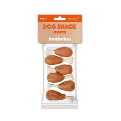 Inodorina dog snack ossetti pollo ласощі для собак куряча ніжка 80 г