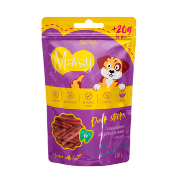 Mavsy Duck sticks - Мавси Утиные палочки для ухода за зубами и деснами собак 100 г + 20 г в подарок