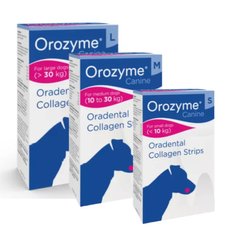 Orozyme - Жувальні смужки Орозим для гігієни ротової порожнини собак, M