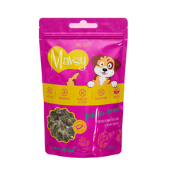 Mavsy Fish skin braids - Мавсі Ласощі для собак гіпоалергенна плетінка зі шкіри тріски 100 г