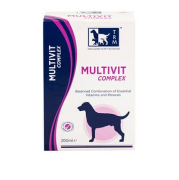 Multivit Complex - повноцінна щоденна вітамінно-мінеральна кормова добавка для собак для всіх порід 200 мл MULT06 фото