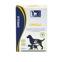 TRM Omeglo - Дієтична добавка для підтримки функції шкіри та метаболізму суглобів для собак та котів 200 мл