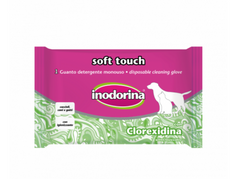Inodorina Soft Touch Monouso Clorex - Рукавичка для очищення шерсті з хлоргексидином