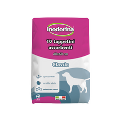 Пелюшки для собак без запаху Inodorina Tappetini Classic 60X60 см, 10 шт